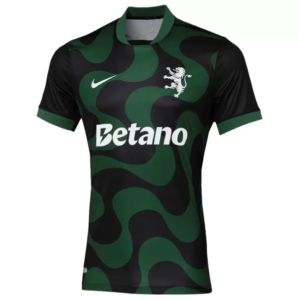 Sporting CP Away Jersey 2025/26 Black - minejerseys