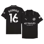 RODRIGO #16 Manchester City Away Match Jersey Player Version 2025/26 - minejerseys