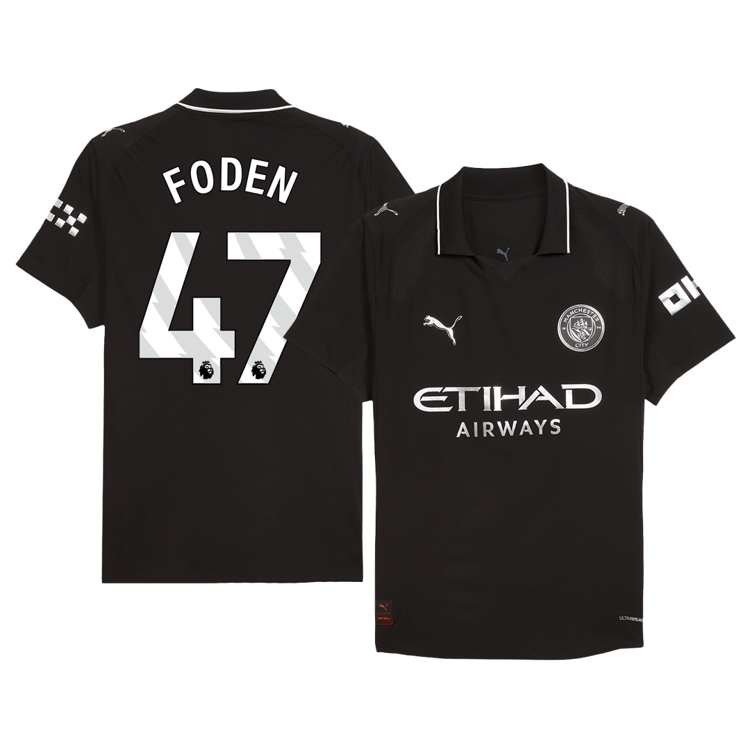 FODEN #47 Manchester City Away Match Jersey Player Version 2025/26 FODEN #47 Manchester City Away Match Jersey Player Version 2025/26