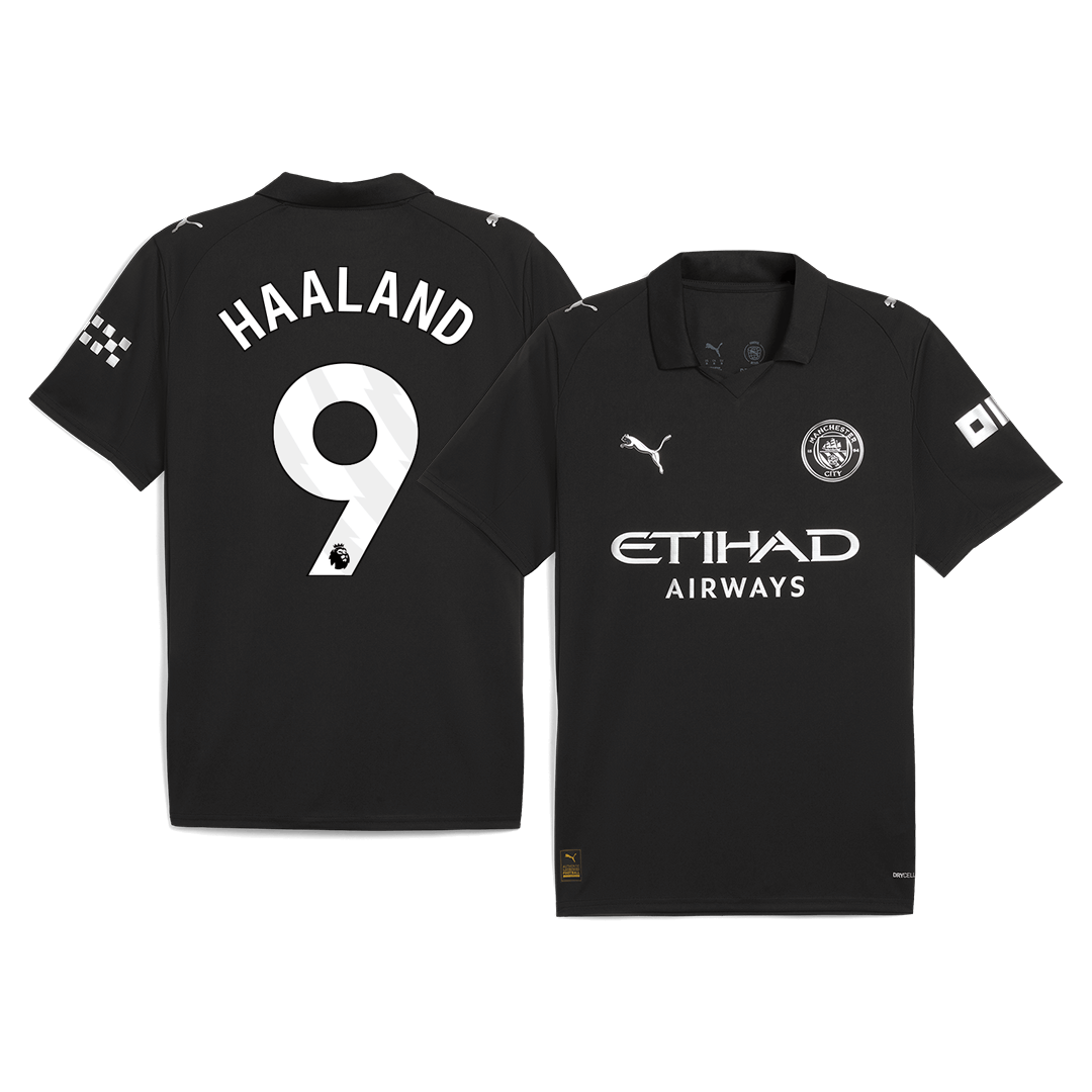 HAALAND #9 Manchester City Away Jersey 2025/26