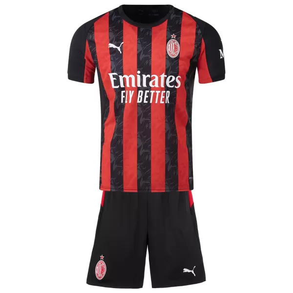 Kids AC Milan Home Jersey Kit 2025/26 - minejerseys