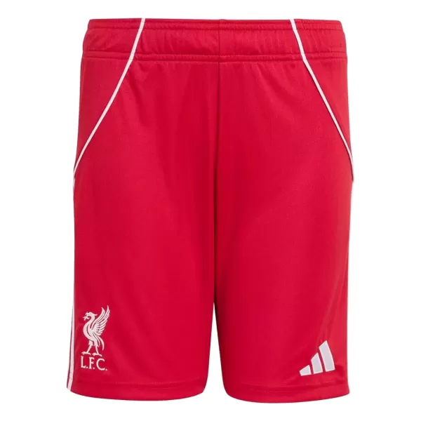 Liverpool Home Soccer Shorts 2025/26 - minejerseys