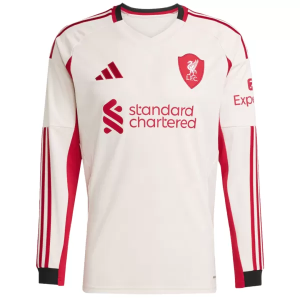 Liverpool Away Long Sleeve Jersey 2025/26 - minejerseys