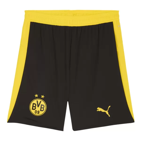Borussia Dortmund Home Soccer Shorts 2025/26 - minejerseys