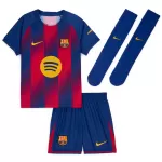 Kids Barcelona Home Jersey Full Kit 2025/26 - minejerseys