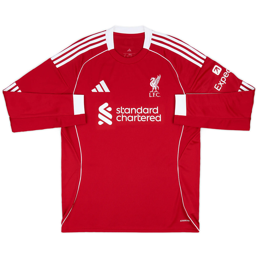 Liverpool Home Long Sleeve Jersey 2025/26 - Image 3