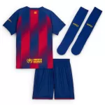 Kids Barcelona Home Jersey Full Kit 2025/26 - minejerseys