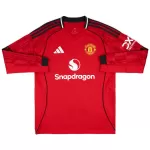 Manchester United Home Long Sleeve Jersey 2025/26 - minejerseys