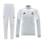 Real Madrid Training Tracksuit Kit(Jacket+Pants) 07 Gray 2025/26 - minejerseys