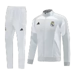 Real Madrid Training Tracksuit Kit(Jacket+Pants) 07 Gray 2025/26 - minejerseys