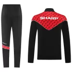 Manchester United Training Tracksuit Kit (Jacket+Pants) 05 Red&Black 2025/26 - minejerseys
