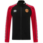 Manchester United Training Tracksuit Kit (Jacket+Pants) 02 Black 2025/26 - minejerseys