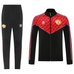 Manchester United Training Tracksuit Kit (Jacket+Pants) 05 Red&Black 2025/26 - minejerseys