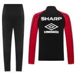 Manchester United Training Tracksuit Kit (Jacket+Pants) 02 Black 2025/26 - minejerseys
