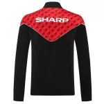 Manchester United Training Tracksuit Kit (Jacket+Pants) 05 Red&Black 2025/26 - minejerseys
