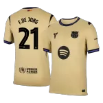 F.DE JONG #21 Barcelona Away Jersey 2025/26 - UCL - minejerseys