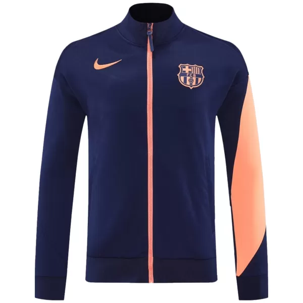 Barcelona Anthem Jacket Navy&Orange 2025/26 - minejerseys