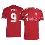ISAK #9 Liverpool Home Match Jersey Player Version 2025/26 - UCL Font - minejerseys