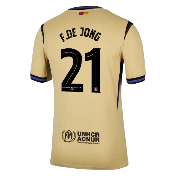 F.DE JONG #21 Barcelona Away Jersey 2025/26 - UCL - minejerseys