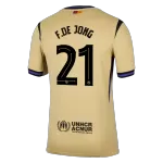 F.DE JONG #21 Barcelona Away Jersey 2025/26 - UCL - minejerseys