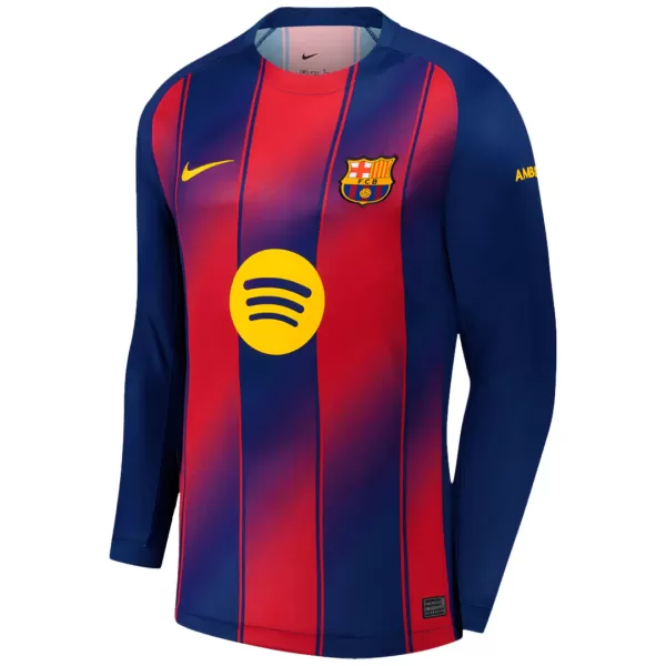 Barcelona Home Long Sleeve Jersey 2025/26 - minejerseys