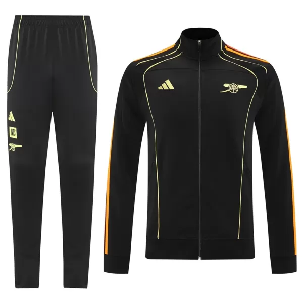 Arsenal Training Tracksuit Kit(Jacket+Pants) Black 2025/26 - minejerseys