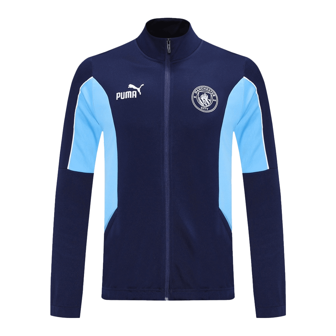 Manchester City Training Tracksuit Kit(Jacket+Pants) Navy 2025/26 Manchester City Training Tracksuit Kit(Jacket+Pants) Navy 2025/26