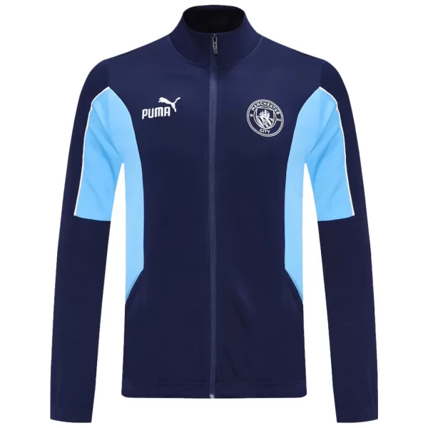 Manchester City Anthem Jacket Navy 2025/26 - minejerseys