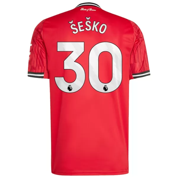 ŠEŠKO #30 Manchester United Home Jersey 2025/26 - [Super Replica] - minejerseys