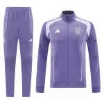 Manchester United Training Tracksuit Kit(Jacket+Pants) Purple 2025/26 - minejerseys