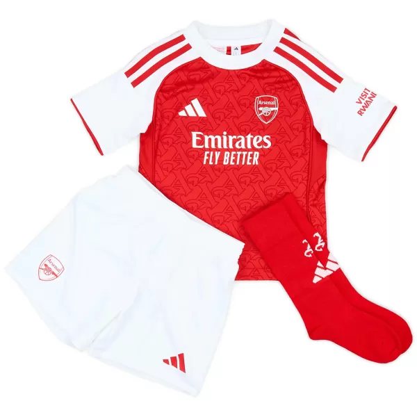 Kids Arsenal Home Jersey Full Kit 2025/26 - minejerseys