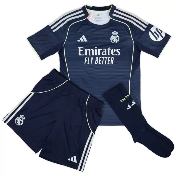 Kids Real Madrid Away Jersey Kit 2025/26 - [Super Replica] - minejerseys