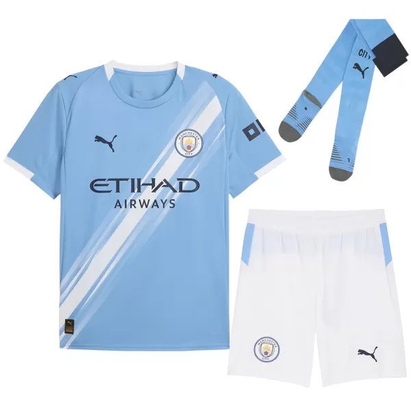 [Super Replica] Manchester City Home Jersey Full Kit 2025/26 - minejerseys