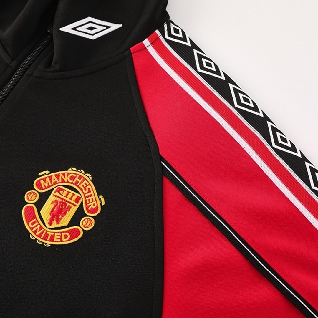 Manchester United Anthem Jacket Red&Black 2025/26 Manchester United Anthem Jacket Red&Black 2025/26