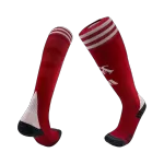 Kids Arsenal Home Soccer Socks - Red 2025/26 - minejerseys