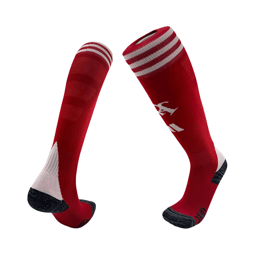 Arsenal Home Soccer Socks - Red 2025/26