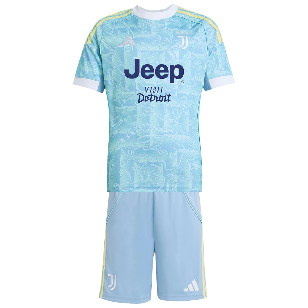 Kids Juventus Away Jersey Kit 2025/26 Kids Juventus Away Jersey Kit 2025/26