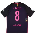 A.Iniesta #8 Retro Barcelona Away Jersey 2016/17 - minejerseys