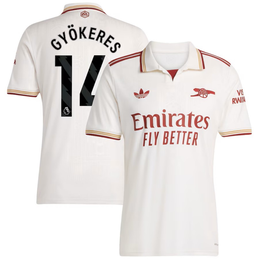GYÖKERES #14 Arsenal Third Jersey 2025/26 GYÖKERES #14 Arsenal Third Jersey 2025/26