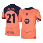 F.DE JONG #21 Barcelona Third Match Jersey Player Version 2025/26 - UCL - minejerseys