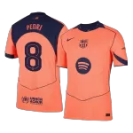 PEDRI #8 Barcelona Third Match Jersey Player Version 2025/26 - UCL - minejerseys