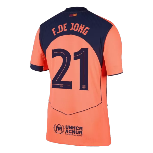 F.DE JONG #21 Barcelona Third Match Jersey Player Version 2025/26 - UCL - minejerseys
