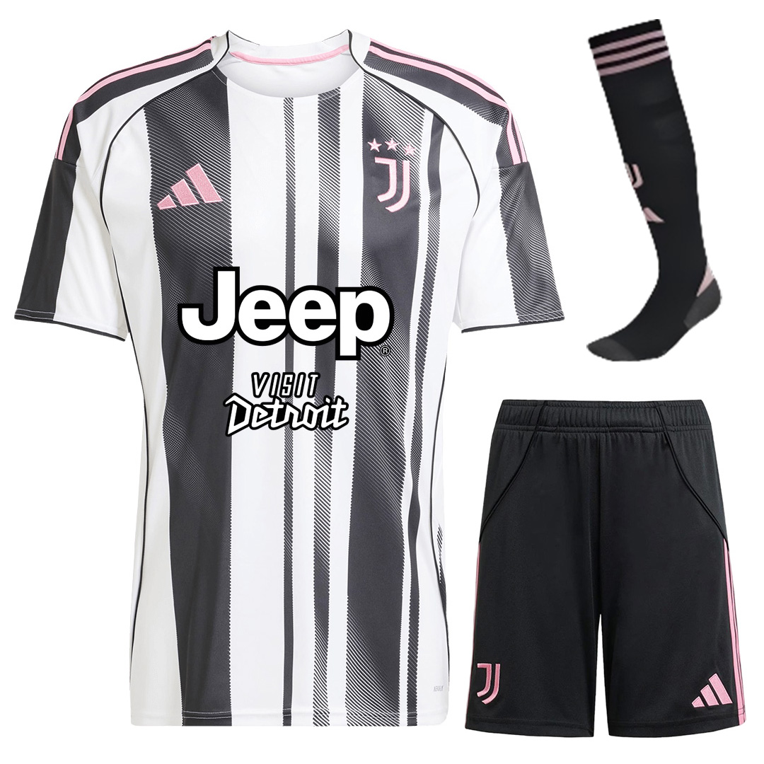 Juventus Home Jersey Full Kit 2025/26