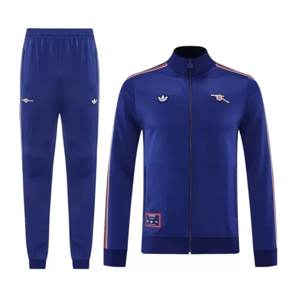 Arsenal Training Tracksuit Kit(Jacket+Pants) Blue 2025/26 - minejerseys