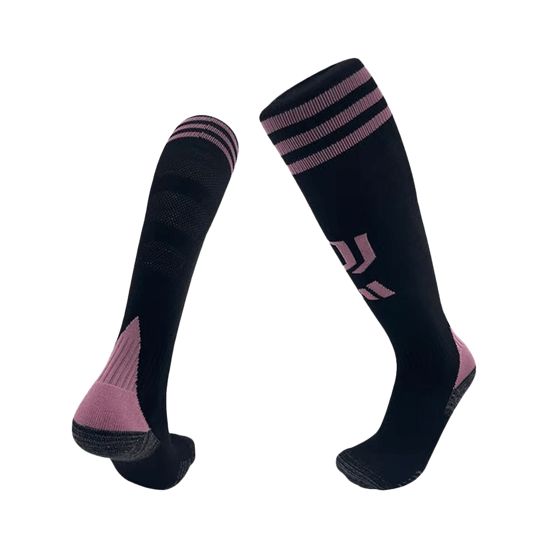 Kids Juventus Home Soccer Socks - Black 2025/26