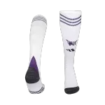 Manchester United Away Soccer Socks - White 2025/26 - minejerseys