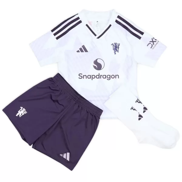 Kids Manchester United Away Jersey Full Kit 2025/26 - minejerseys