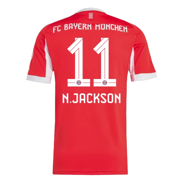N.JACKSON #11 Bayern Munich Home Jersey 2025/26 - [Super Replica] - minejerseys