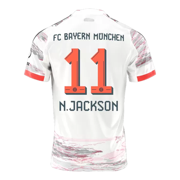 N.JACKSON #11 Bayern Munich Away Jersey 2025/26 - minejerseys