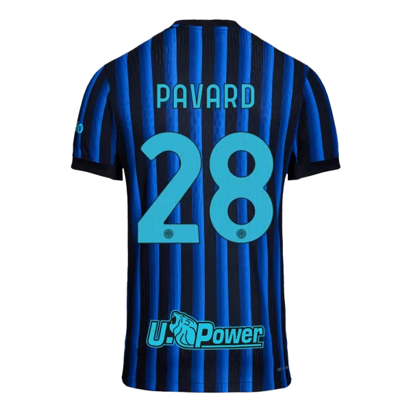 PAVARD #28 Inter Milan Home Match Jersey Player Version 2025/26 - minejerseys